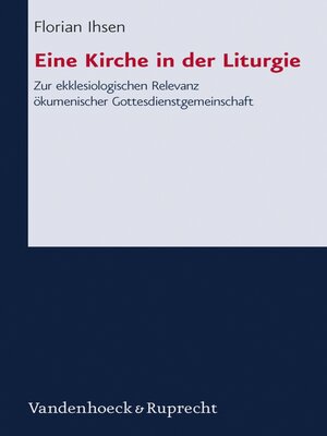 cover image of Eine Kirche in der Liturgie